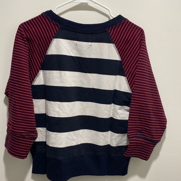 Sunidays ZeroNautical Striped Sweatshirt Top Zero Women’s - Picture 6 of 6